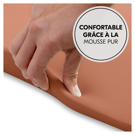 Surface confortable grâce à la mousse PUR