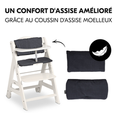 Confort d'assise grâce au coussin d'assise doux