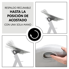 Respaldo ajustable, de curioso a cansado