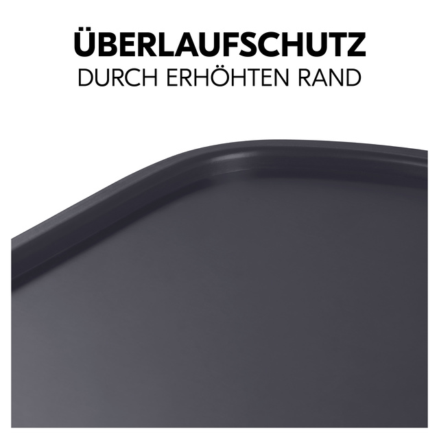 Alpha wooden tray Dark Grey