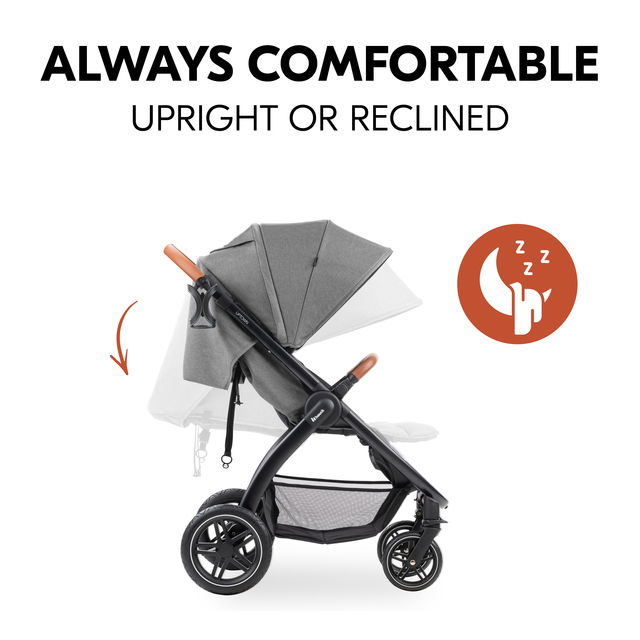 Uptown Black Melange Grey