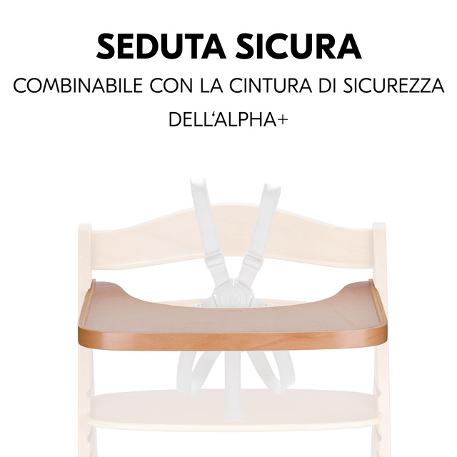 Alpha wooden tray Natural