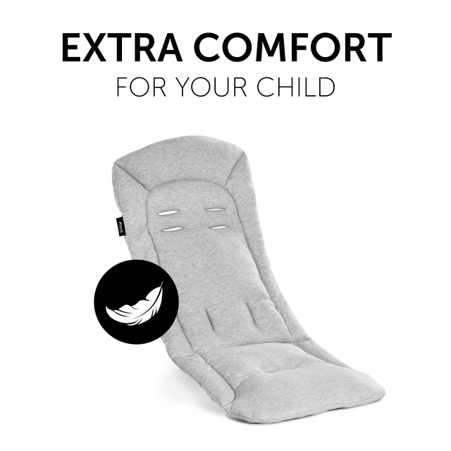 Pushchair Seat Liner  Light Grey