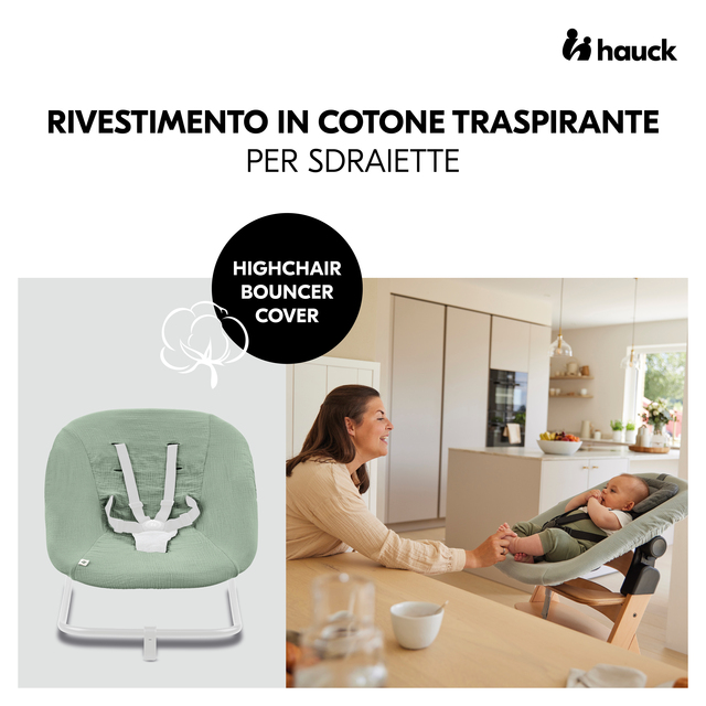 Highchair Bouncer Cover Sage