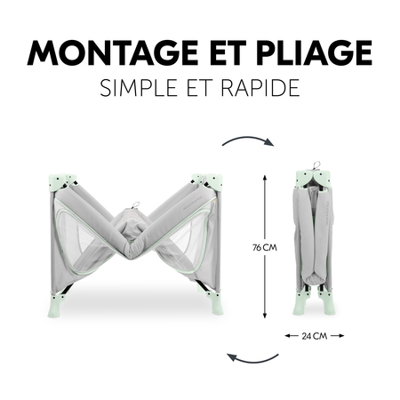 Facile et rapide à monter et à démonter