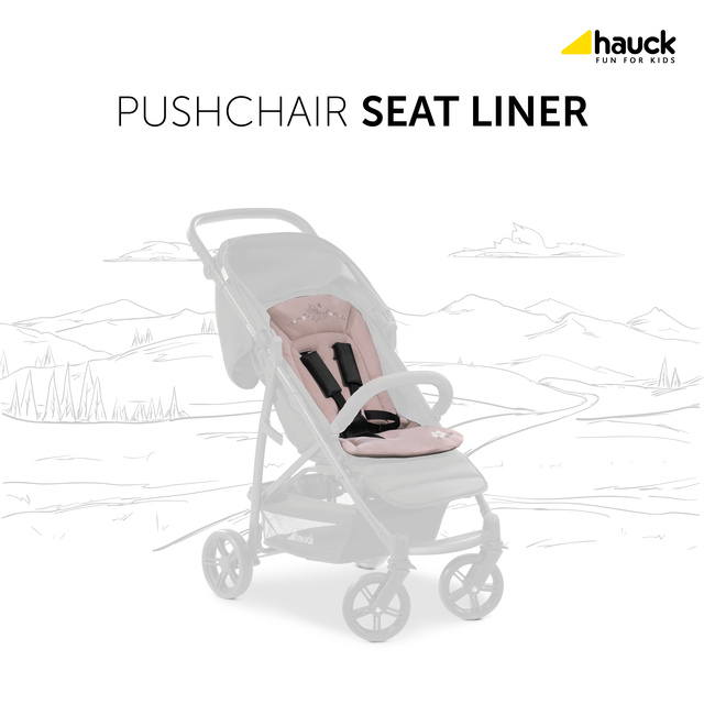 Pushchair Seat Liner  Bambi Rose