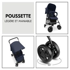 Poussette légère, maniable et polyvalente