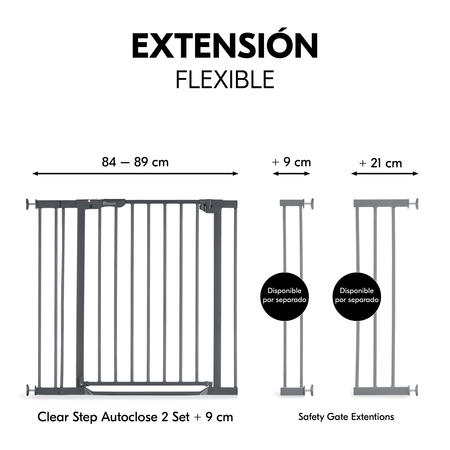 Ampliación posible con extensiones extras