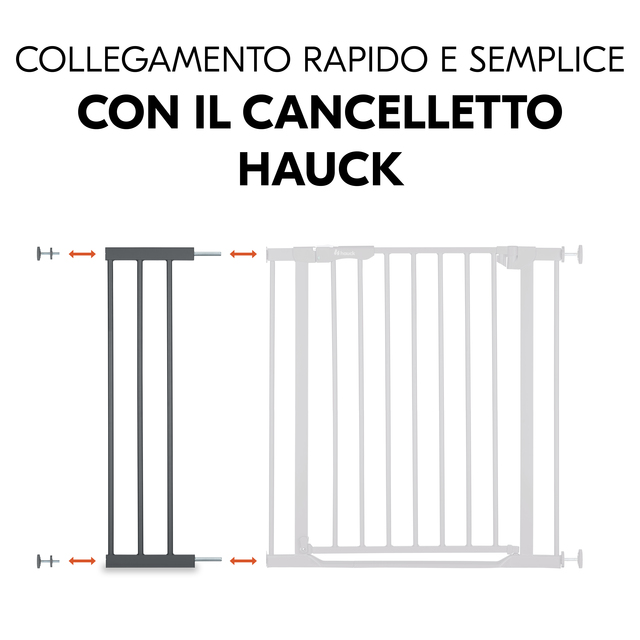 Safety Gate Extension 21 cm Dark Grey