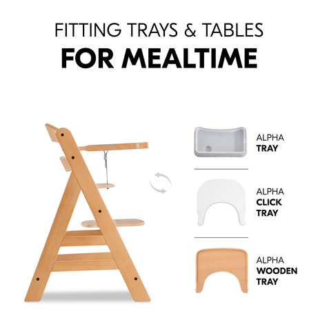 Hauck wooden high chair new arrivals