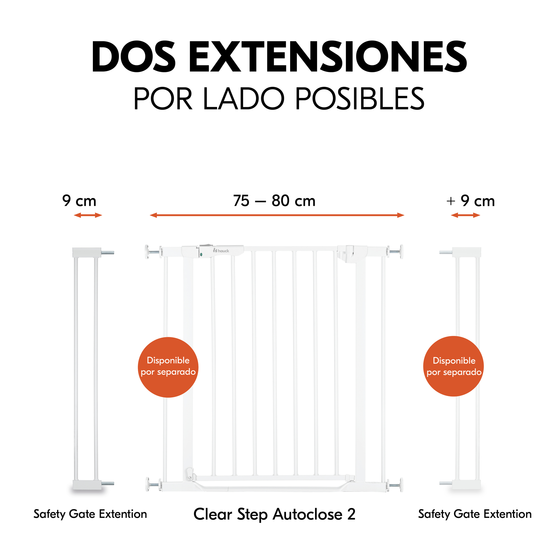 Safety Gate Extension 9 cm