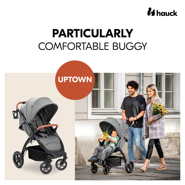 Uptown Black Melange Grey