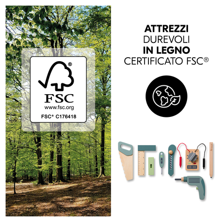 Vantaggio per l’ambiente: legno certificato FSC®