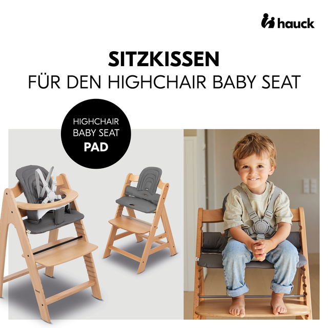 Highchair Baby Seat Pad Dark Grey