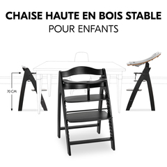 Chaise haute robuste pour enfants