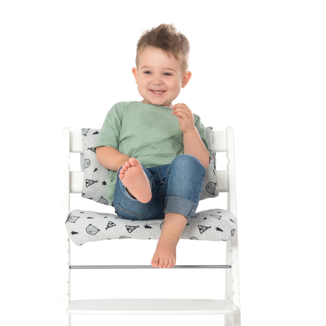 Highchair Pad Deluxe Nordic Grey