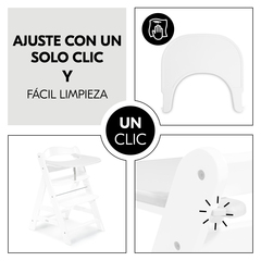 Fijación con un solo clic y limpieza fácil
