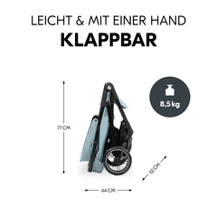 Leicht und mit einer Hand klappbar