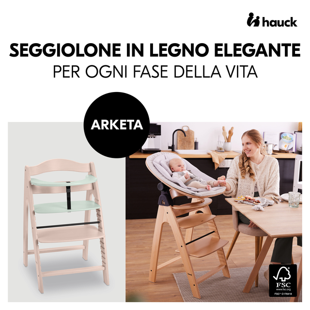 Arketa Beech Beech Whitewashed Mint