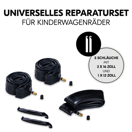 Universelles Reparaturset für Kinderwagenräder