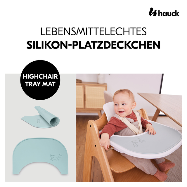 Highchair Tray Mat Fox Mint