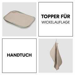 Wickelauflage oder Handtuch? Beides!