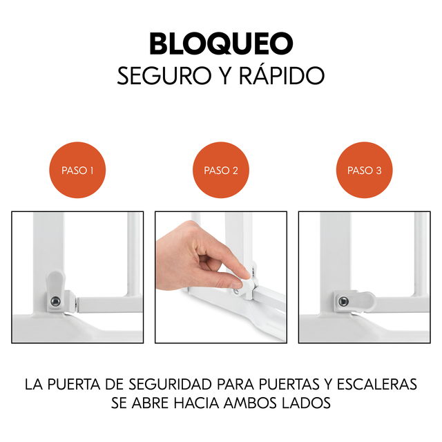 Clear Step Autoclose 2 Set +9 cm White