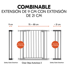 Combinable con extensión de 9 o de 21 cm