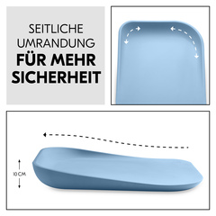 Seitliche Umrandung für mehr Sicherheit