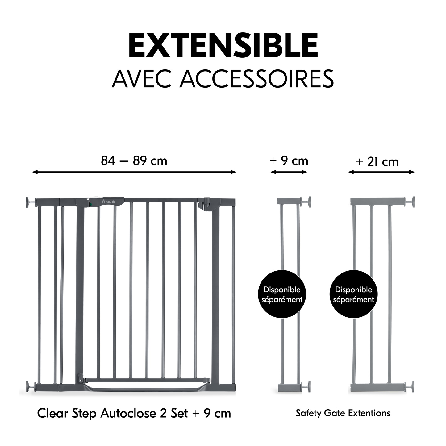 Clear Step Autoclose 2 Set +9 cm