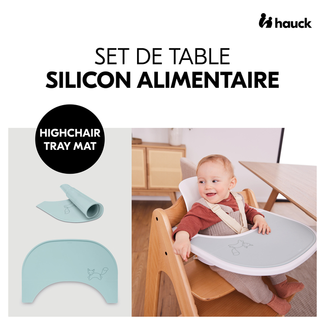 Highchair Tray Mat Fox Mint