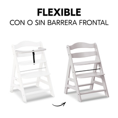 Uso flexible con o sin barra frontal