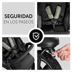Sujeción perfecta con el arnés de 5 puntos
