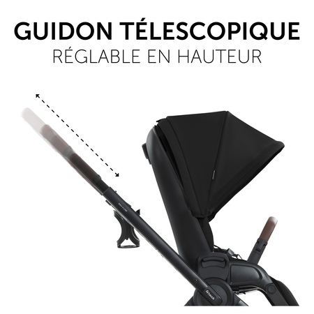 Guidon télescopique réglable