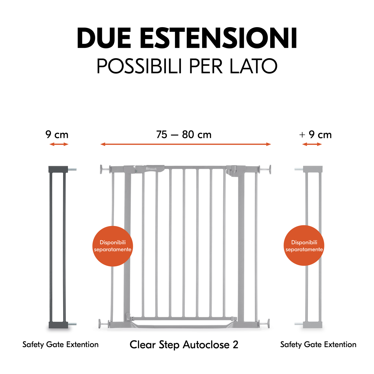 Safety Gate Extension 9 cm