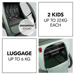 Lots of space for your children and luggage