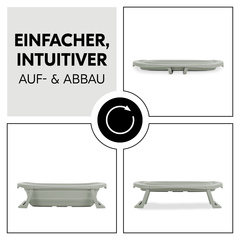 Einfacher, intuitiver Aufbau und Abbau