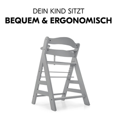 Ein ergonomischer Hochstuhl, der mitwächst