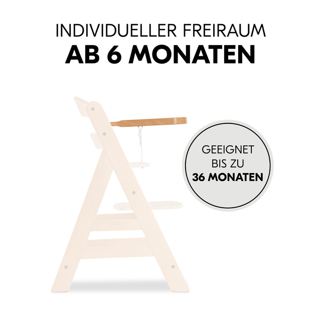 Alpha wooden tray Natural