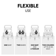 Flexible use with one or two children