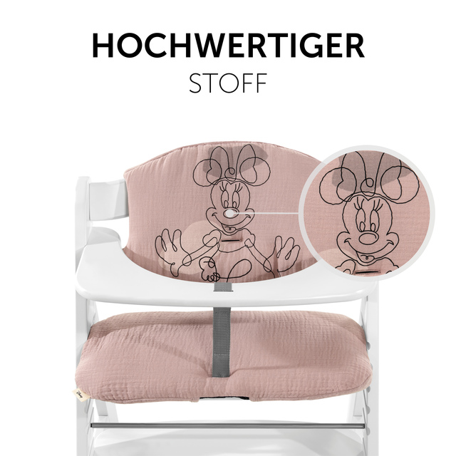 Highchair Pad Select  Minnie Mouse Rose