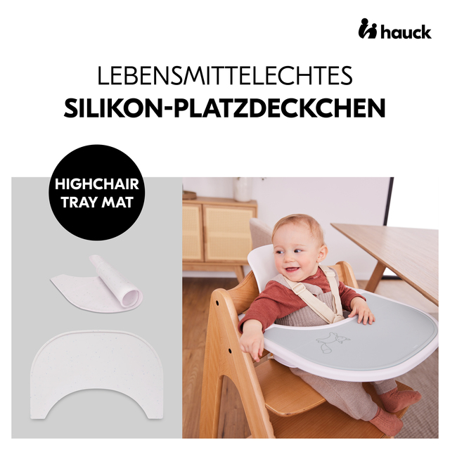 Highchair Tray Mat Speckle Beige