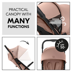 Canopy with UV protection and mesh windows