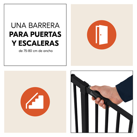 Verja de seguridad para puertas y entradas estándar