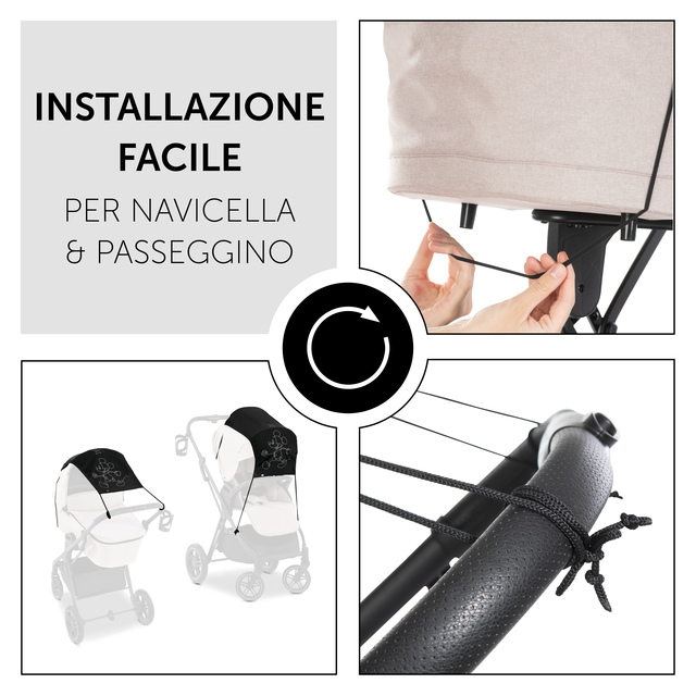 Sunshade  Mickey Mouse Black