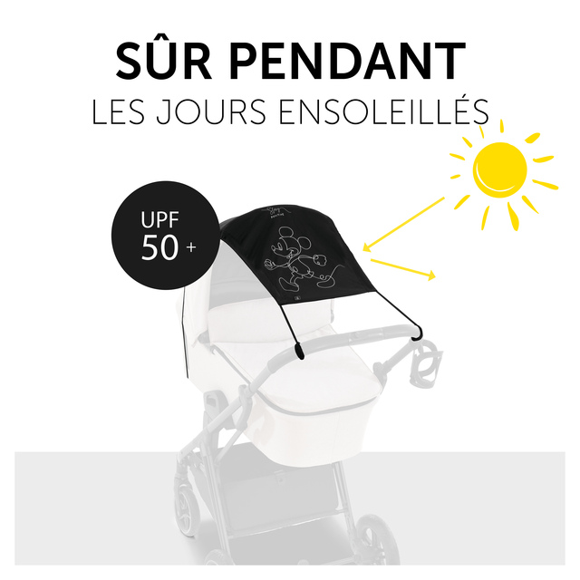 Sunshade  Mickey Mouse Black