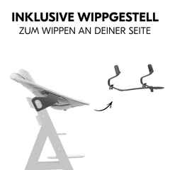 Ganz einfach vom Hochstuhlsitz zur Wippe