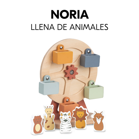 Noria llena de animales