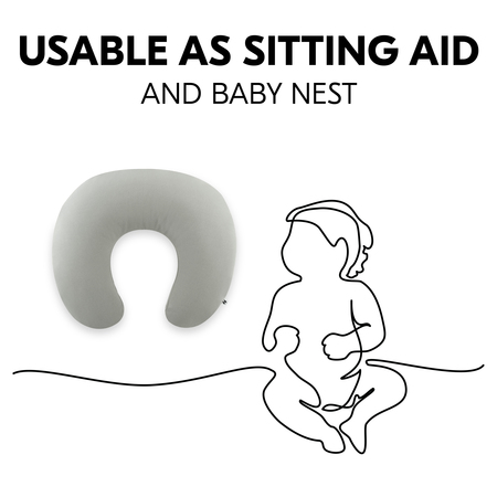 Can also be used as a sit-me-up aid and baby nest