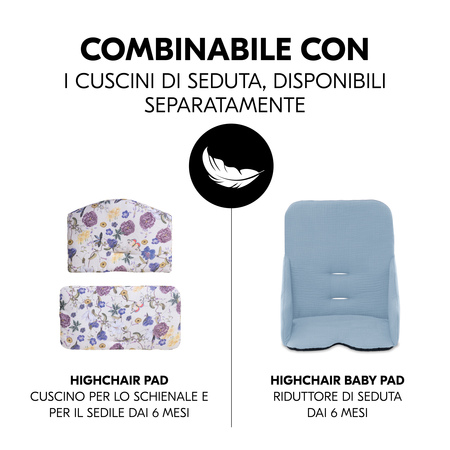 Maggior comfort con il cuscino di seduta separato